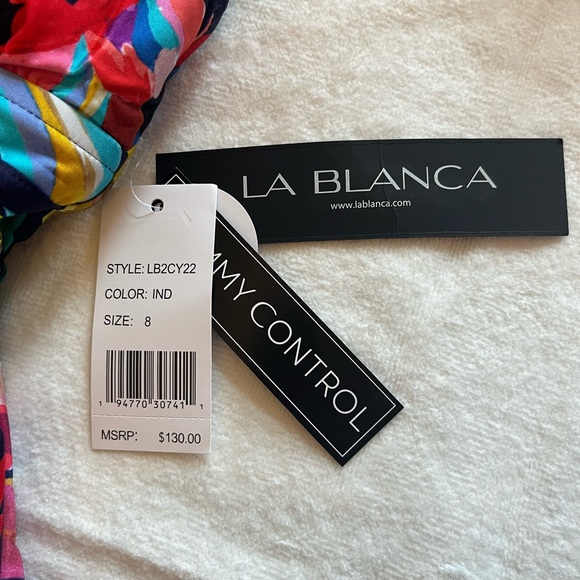 La Blanca Colorful Floral Swimsuit - Classic Sexy - Picture 6 of 11